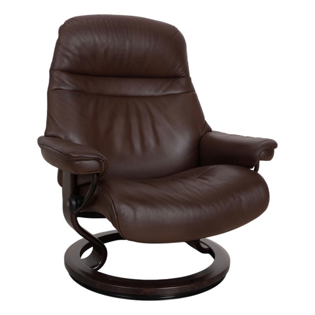 Sunrise Leather Recliner Chair from Stressless For Sale