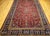 Vintage Kashan Rug, Hand-Knotted Wool, Allover Floral Pattern, Red & Navy, 9x14 For Sale - Image 10 of 17