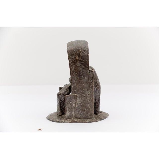 Brown B.G., Figurative Artists Bronze of a Keyhole Door Scene 1991 1/7, 1960s, Bronze For Sale - Image 8 of 18