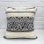 Pair of Gray Damask Geno Pattern Pillows with zippered cover. Handmade pillows are zippered and have beautifully made...