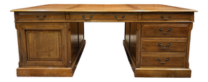 Large English Partner Desk