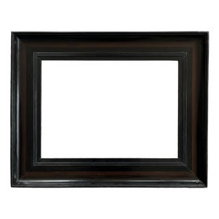 Vintage Ebonized Wood Picture Frame, 1970s For Sale