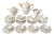 French Porcelain Tea or Coffee Service for 12 from Limoges, 1950s, Set of 27 For Sale