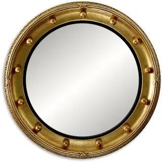 The Bayshore captures the timeless charm of a classic convex girondole, its deep ebony border punctuated by burnished gold...