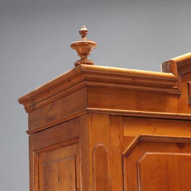 Umbertino Cherrywood Wardrobe, Italy, Late 19th Century For Sale - Image 5 of 10