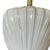 Postmodern 1980s Postmodern Clam Shell Motif Table Lamps in Light Gray or Blue - a Pair For Sale - Image 3 of 5
