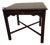 Drexel Heritage 'Carleton Cherry' Chippendale Large Square End Table With Pull-Out Butler's Tray For Sale