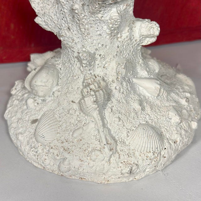 Red Late 20th Century Faux Coral Lamps by Turtle and Crane - A Pair For Sale - Image 8 of 12