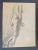 Nude is a pencil Drawing realized by Mino Maccari (1924-1989) in the Mid-20th Century. Hand-signed on the lower. Good...