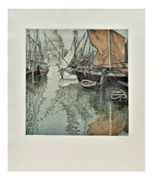 Josef Eidenberger, Venice Sailboats, Italy, Circa 1975
