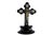 Silver Wooden Crucifix with Christ in Silver and Applications For Sale - Image 8 of 8