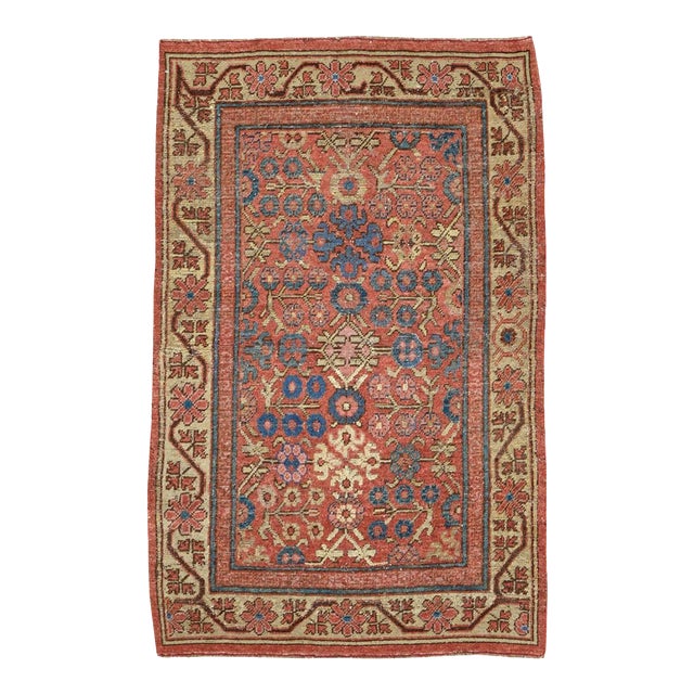 Galerie Shabab Collection Early 20th Century East Turkestan Khotan Throw Rug For Sale