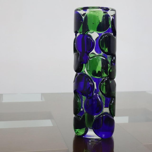 Artistic Glass Vase by Jaroslav Svoboda, 1980 For Sale - Image 5 of 6