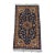 Textile Oriental Brown and Blue Tinted Rug For Sale - Image 7 of 7