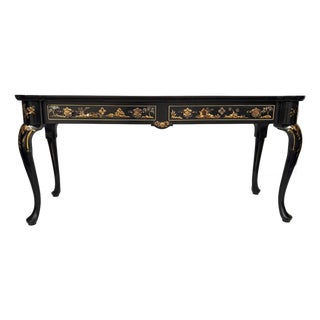 A Chinoiserie Decorated Console / Sofa Table For Sale