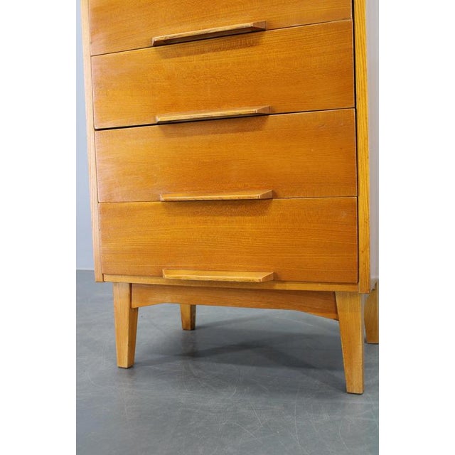 Mid-Century Maple Chest of Drawers, Czechoslovakia, 1960s For Sale - Image 6 of 17