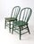 Antique Green Farmhouse Windsor Chairs Pair For Sale - Image 6 of 11
