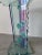 1980s Italian Postmodern Art Glass Pedestal - Side Table For Sale - Image 9 of 12