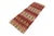 Abstract Modern Peshawar Pink/Green Wool Runner Rug- 2 Ft. 8 In. X 7 Ft. 6 In. For Sale - Image 3 of 10