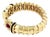 Denior 18k Gold 3.85ct Diamond Ruby Sapphire 15.5mm Wide Flex Cuff Band Bracelet For Sale