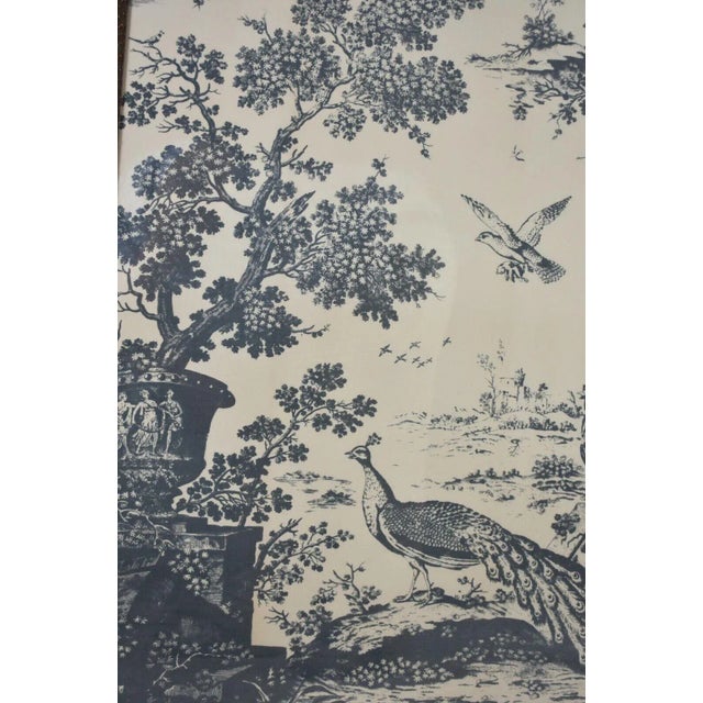 Schumacher Colonial Williamsburg Jones Toile Framed Fabric For Sale In Cleveland - Image 6 of 9