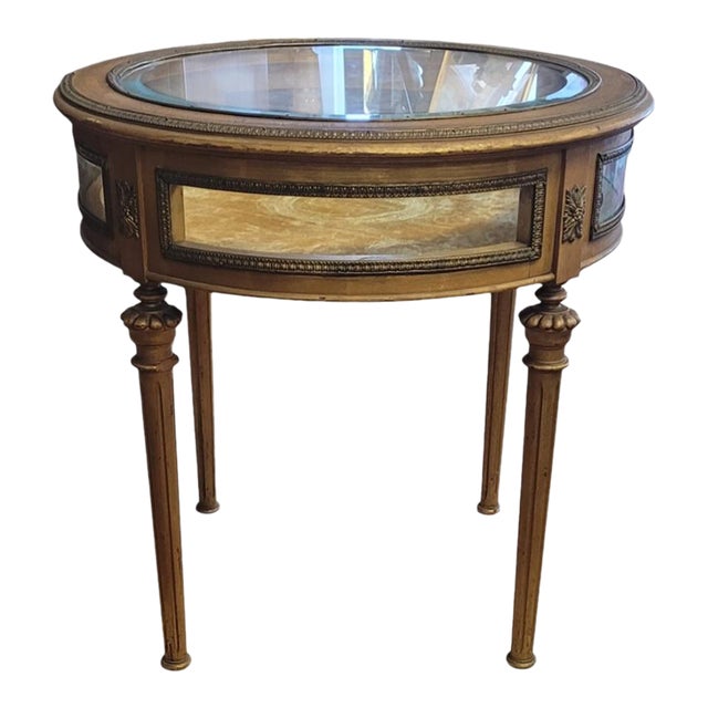 1910s Louis XVI Style Vitrine Table Signed R J. Horner For Sale