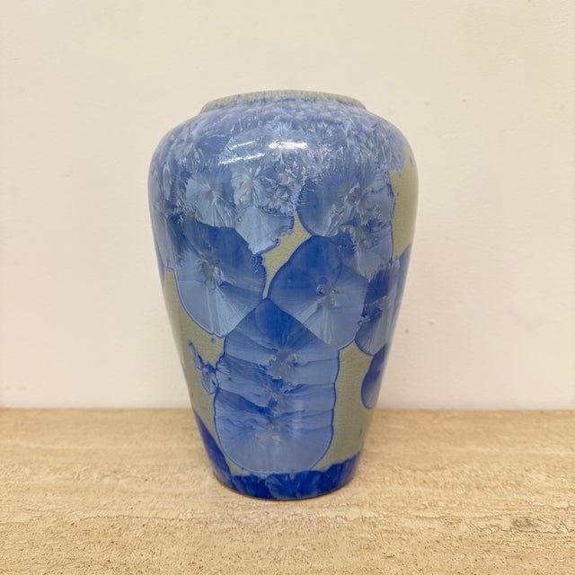 Crystalline Vase Snowflake Collection V&S Gallery, 1980s For Sale - Image 6 of 10