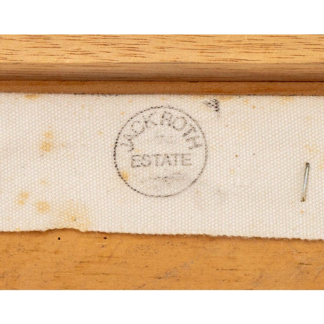 Jack Roth "Adam 6" Acrylic on Canvas, 1982 For Sale - Image 9 of 10