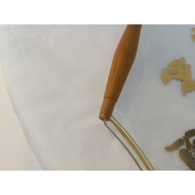 MCM Georges Briard Sonata Handled Glass Tray For Sale - Image 9 of 9