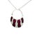 Contemporary Mikimoto Ruby Diamond 18k White Gold Swing Bag Pendant Chain For Sale - Image 3 of 8