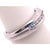 Modern 14 Karat White Gold and Diamond Wedding Band 0.21 Total Diamond Weight, Size 4.75 For Sale - Image 3 of 8