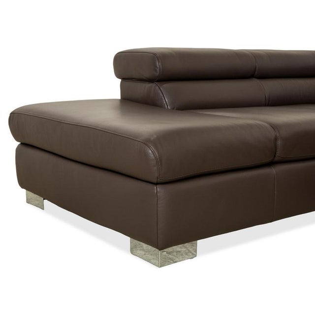 Animal Skin Courage Leather Corner Sofa from Ewald Schillig For Sale - Image 7 of 16