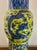 Vintage Chinese Yellow and Blue Dragon Porcelain Floor Vase, Hand Painted For Sale In Miami - Image 6 of 8