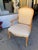 Tan Faux Bois French Style Large Fauteuil Chair For Sale - Image 8 of 11
