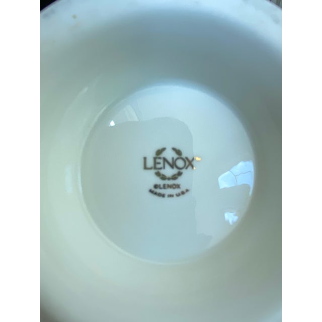Ceramic 1980s Lenox Pitcher Made in the Usa Rare For Sale - Image 7 of 7