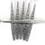 Vintage Stainless Cocktail Forks- Set of 6 Antigua Pattern For Sale - Image 4 of 7