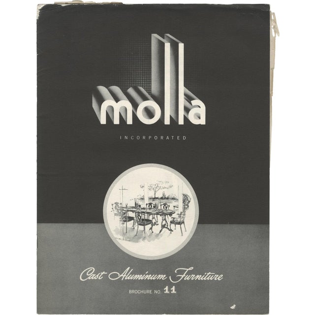 Black Vintage Hollywood Regency Molla Cast Aluminum Table Base For Sale - Image 8 of 8