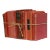 Decorative Books - Petite Vintage Brick Book Bundle - 1 Foot of Red Books For Sale