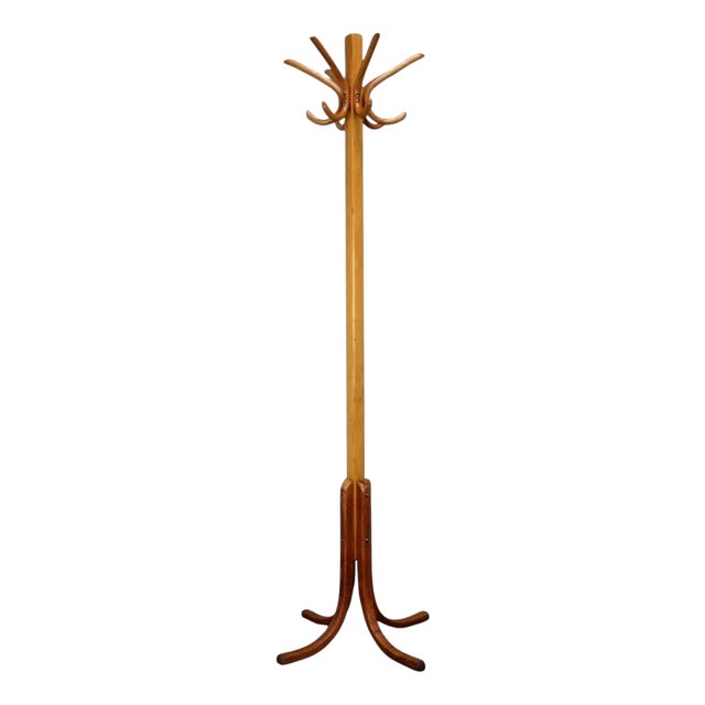 Vintage Bentwood Coat Rack, Czechoslovakia, 1930s For Sale