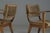 Wood Set of Bridge Armchairs attributed to Audoux Et Minet, France, 1950s For Sale - Image 7 of 17