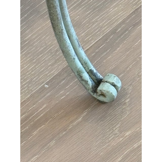 Mid 20th Century Mid-Century French Wrought Iron Garden Chairs in the Style of Mathieu Matégot - A Pair For Sale - Image 5 of 18