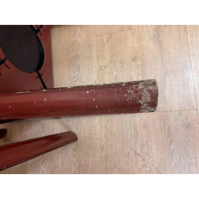 Vintage Leather Armchairs by De Couro of Brazil, 1970s, Set of 2 For Sale - Image 8 of 9