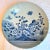 Contemporary Chinoiserie Pheasant Blue & White Large Round Platter For Sale - Image 4 of 12