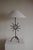 Mid-Century Modern Vintage Brutalist Forged Iron Sunburst Table Lamp For Sale - Image 3 of 10