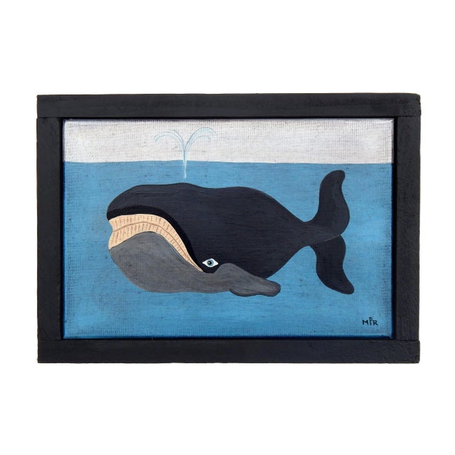 Matt Rix, Naive Whale, 2000s, Oil on Canvas For Sale - Image 6 of 13