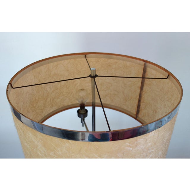 Brown Space Age Three-Light Floor Lamp attributed to Scolari, 1970s For Sale - Image 8 of 15