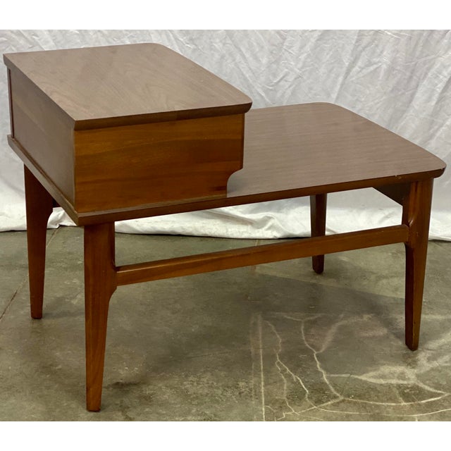 Vintage Walnut Mersman Mid Century Modern 2 Tier End Tables Chairish