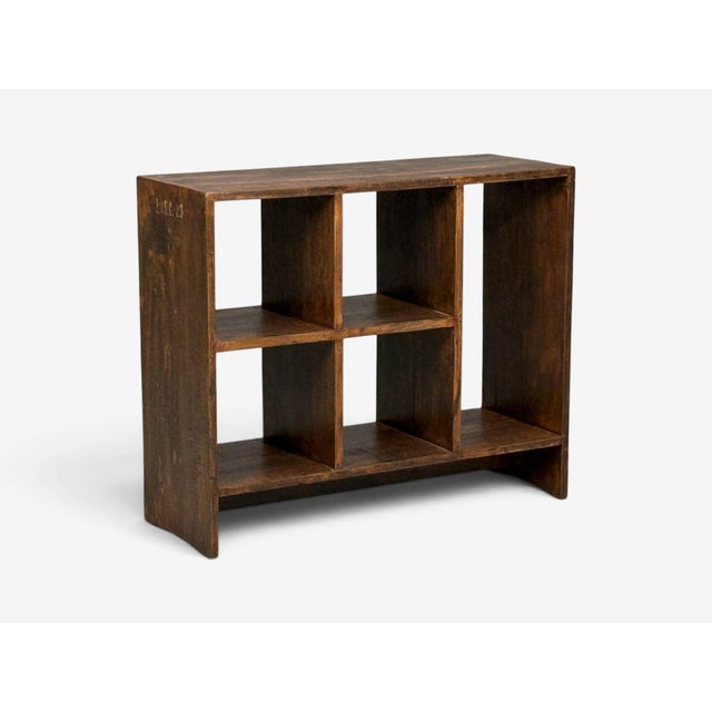 Pierre Jeanneret, 5-Hole File Rack or Bookcase, Teak, Chandigarh, 1960s For Sale - Image 4 of 10
