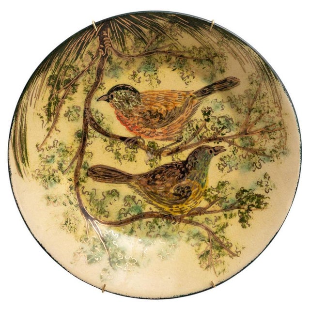 Ceramic Traditional Hand Painted Plate by Diaz Costa, Catalan, 1960s For Sale - Image 14 of 14