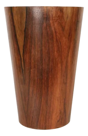 Rosewood Mid Century Wastebasket Made in Sweden by Martin Aberg for Rainbow Servex 1960's